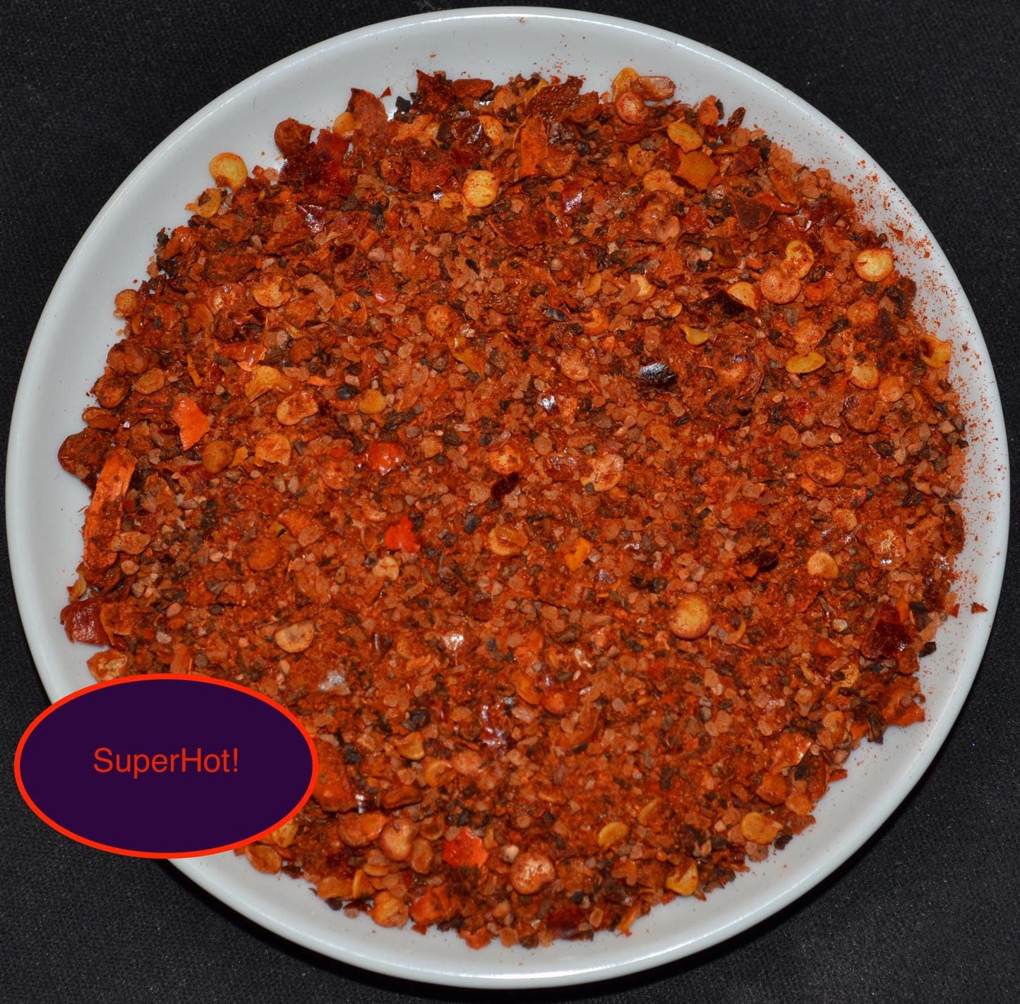 SuperHot Spice Blend. 16oz Shaker Jar. This ultimate blend gives anything that kick it needs. Net 8OZ (227 g)