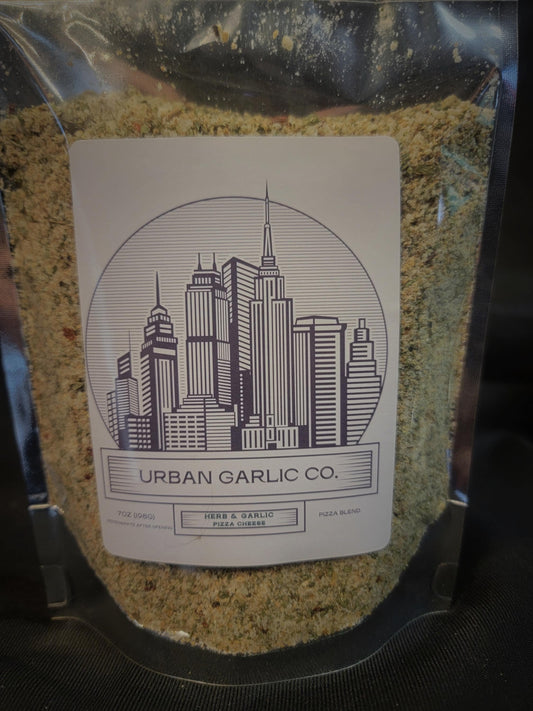 Pizza Cheese- Urban Garlic Co -Herbs and Parmesan blend